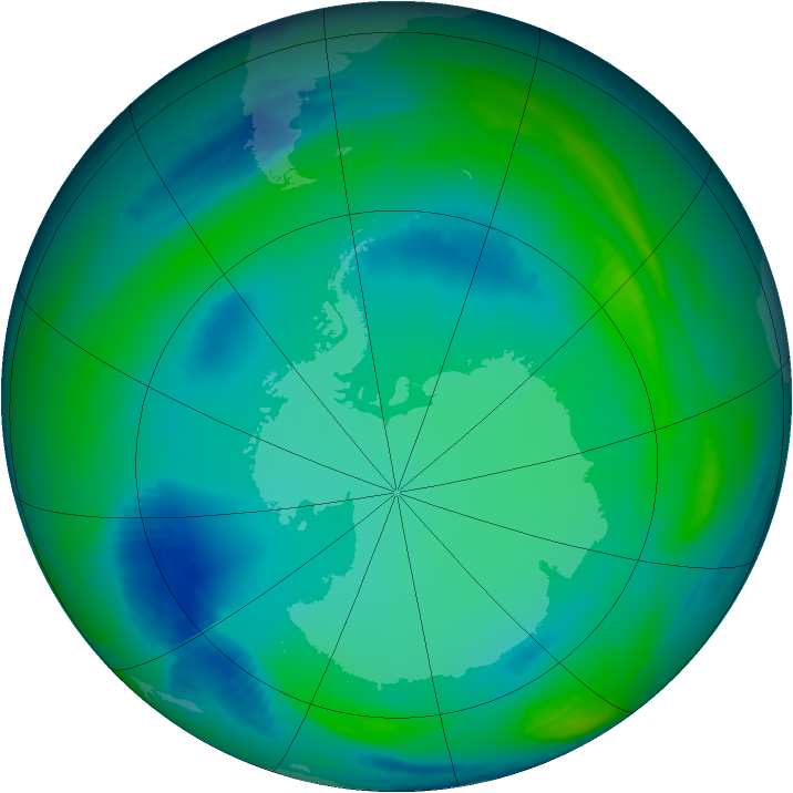 Ozone Map 1999-07-24
